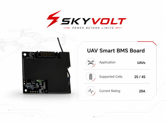 SKYVOLT 2S/4S 20A UAV Smart BMS Board